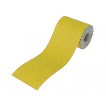 Aluminium Oxide Sanding Paper Roll Yellow 115mm x 50m 40G