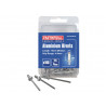 Aluminium Rivets 4 x 10mm Medium Pre-Pack of 100