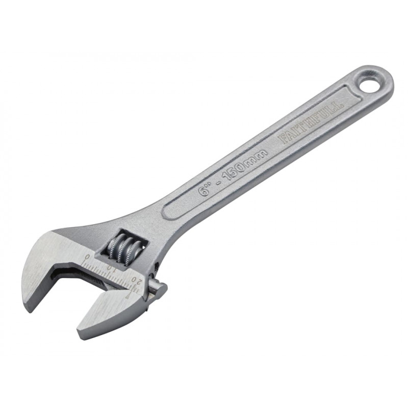 Chrome Adjustable Spanner 150mm (6in) Chrome Adjustable Spanner 150mm (6in)
