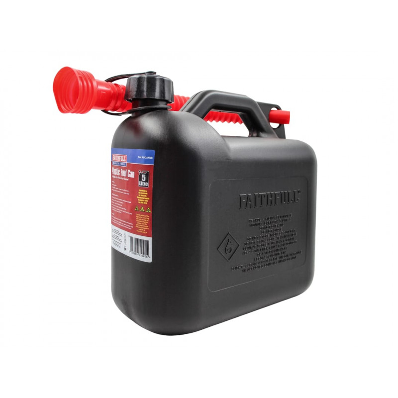 Plastic Fuel Can Black 5 litre Plastic Fuel Can Black 5 litre
