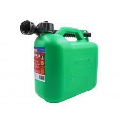 Plastic Fuel Can Green 5 litre