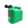 Plastic Fuel Can Green 5 litre