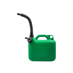 Plastic Fuel Can Green 5 litre