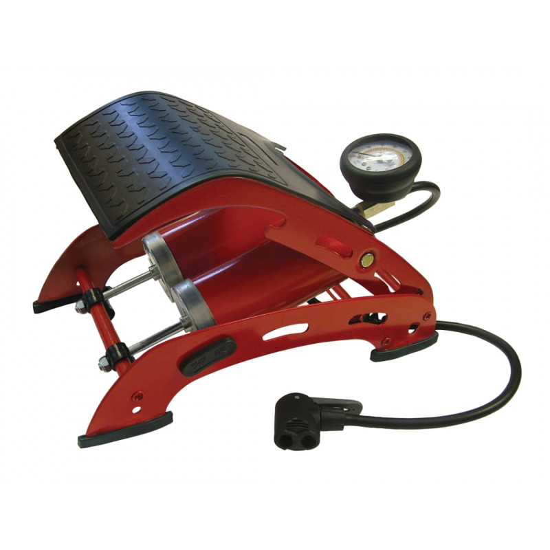 Foot Pump Double Cylinder with Gauge Foot Pump Double Cylinder with Gauge