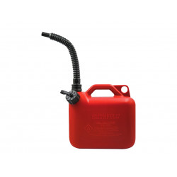 Plastic Fuel Can Red 5 litre