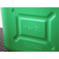 Plastic Fuel Can Green 5 litre
