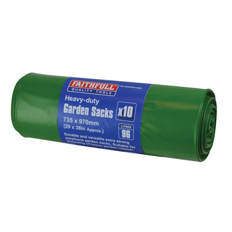 Heavy-Duty Strong Garden Sacks (Roll 10) Heavy-Duty Strong Garden Sacks (Roll 10)