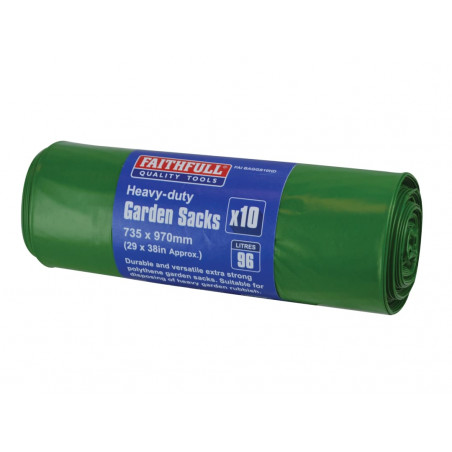 Heavy-Duty Strong Garden Sacks (Roll 10)