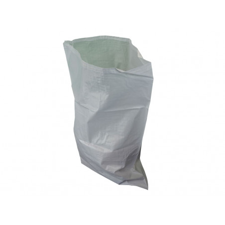 Woven White Rubble Sacks (Pack 5)