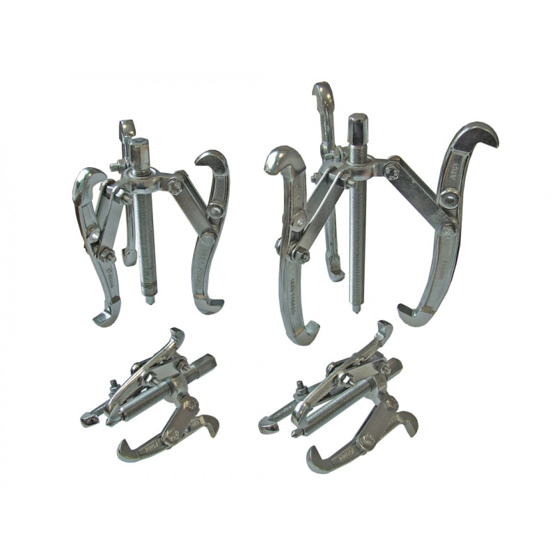 Bearing Puller Set, 4 Piece 75 100 150 & 200mm Bearing Puller Set, 4 Piece 75 100 150 & 200mm