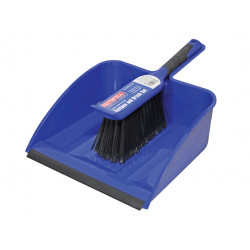 Large Plastic Dustpan & Brush Set
