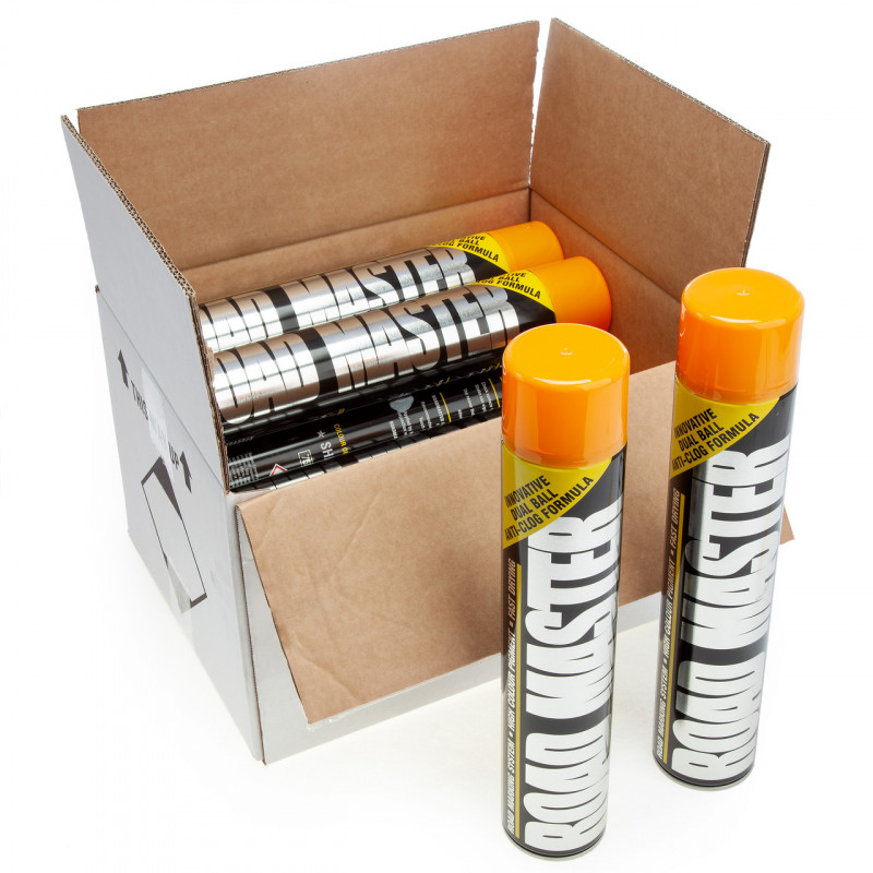 Roadmaster AARO06 Orange Line Marking Paint 750ml (Box of 12) Roadmaster AARO06 Orange Line Marking Paint 750ml (Box of 12)