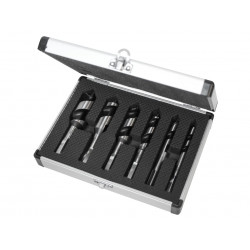 Stubby Combination Wood Auger Bit Set, 6 Piece