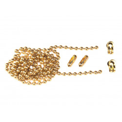 Brass Ball Chain Kit Polished Brass 1m