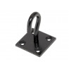 Hook On Plate - Black Japanned