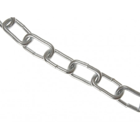 Zinc Plated Chain 6mm x 10m Box - Max. Load 250kg