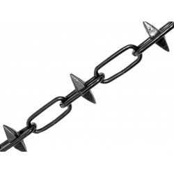 Spike Chain Black Japanned 6mm x 5m Box - Max. Load 250kg