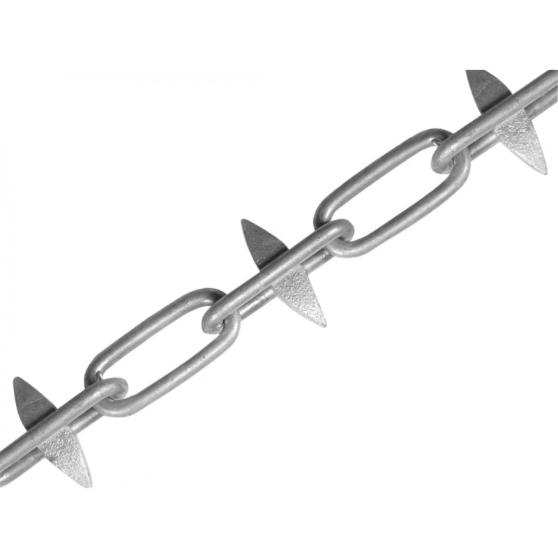 Spike Chain Galvanised 6mm x 5m Box - Max. Load 250kg Spike Chain Galvanised 6mm x 5m Box - Max. Load 250kg