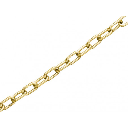 Clock Chain Polished Brass 1.6mm x 10m