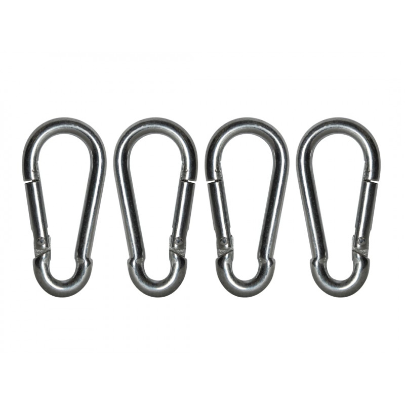 Fire Brigade Snap Hook 6mm Zinc Plated (Pack 4) Fire Brigade Snap Hook 6mm Zinc Plated (Pack 4)