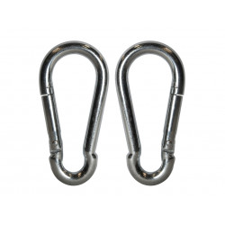 Fire Brigade Snap Hook 8mm Zinc Plated (Pack 2)