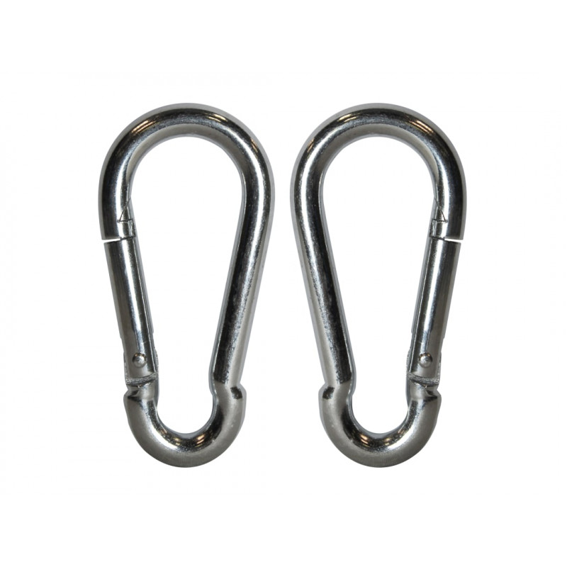 Fire Brigade Snap Hook 8mm Zinc Plated (Pack 2) Fire Brigade Snap Hook 8mm Zinc Plated (Pack 2)