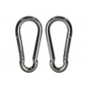 Fire Brigade Snap Hook 8mm Zinc Plated (Pack 2)