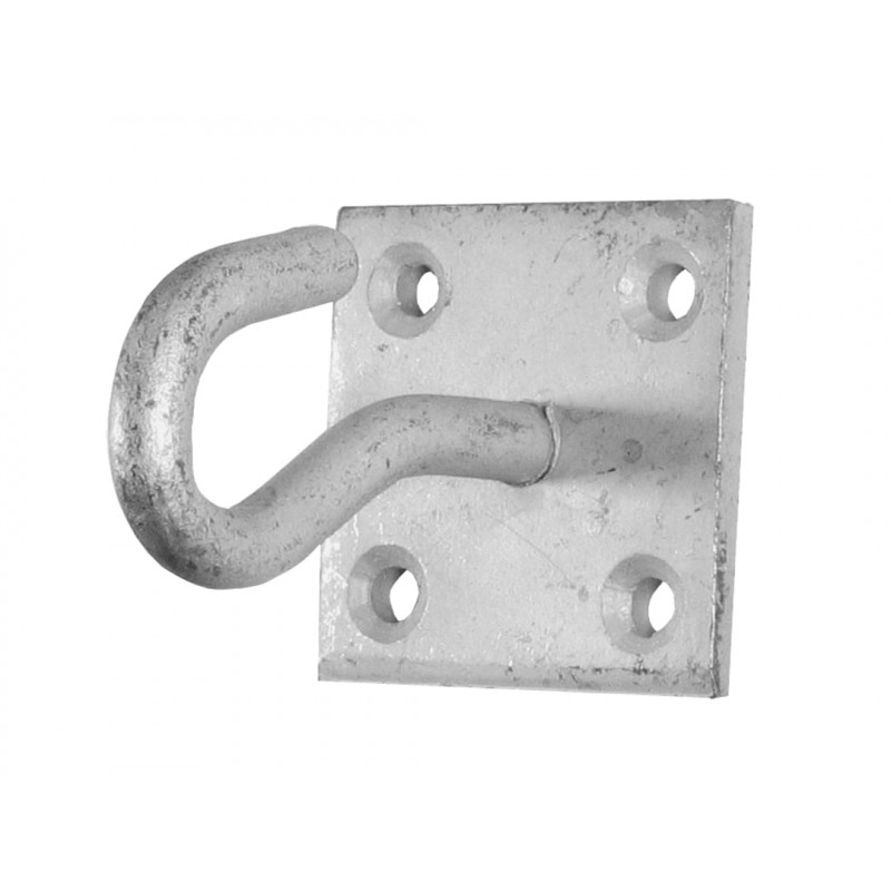 Hook On Plate - Galvanised Hook On Plate - Galvanised