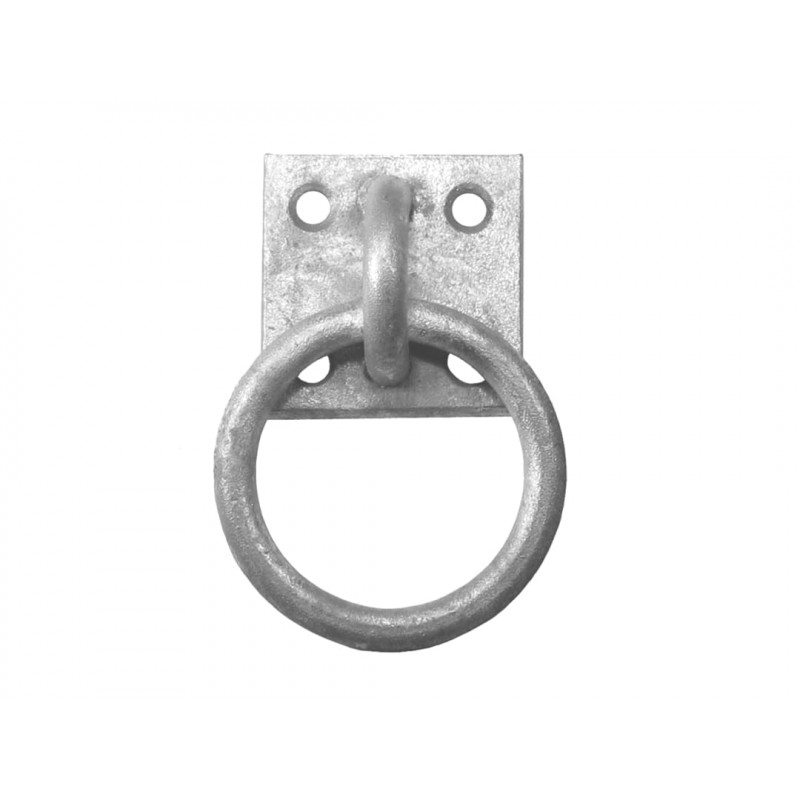 Ring On Plate - Galvanised Ring On Plate - Galvanised