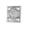 Staple On Plate - Galvanised