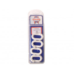 Plastic Joining Links 8mm White (Pack 4)