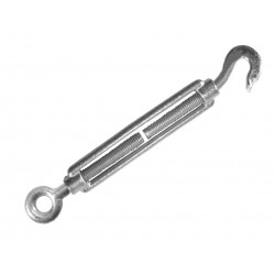 Straining Screw 10mm Hook & Eye Galvanised 133mm