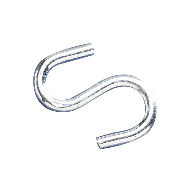 S-Hooks 6mm Zinc Plated (Pack 6) S-Hooks 6mm Zinc Plated (Pack 6)
