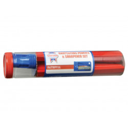 Carpenter's Pencils Tube & Sharpener
