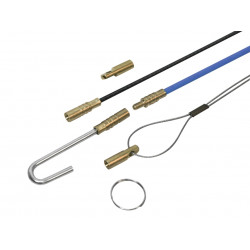 Fibreglass Cable Rod Set 15pc 10 x 1000mm