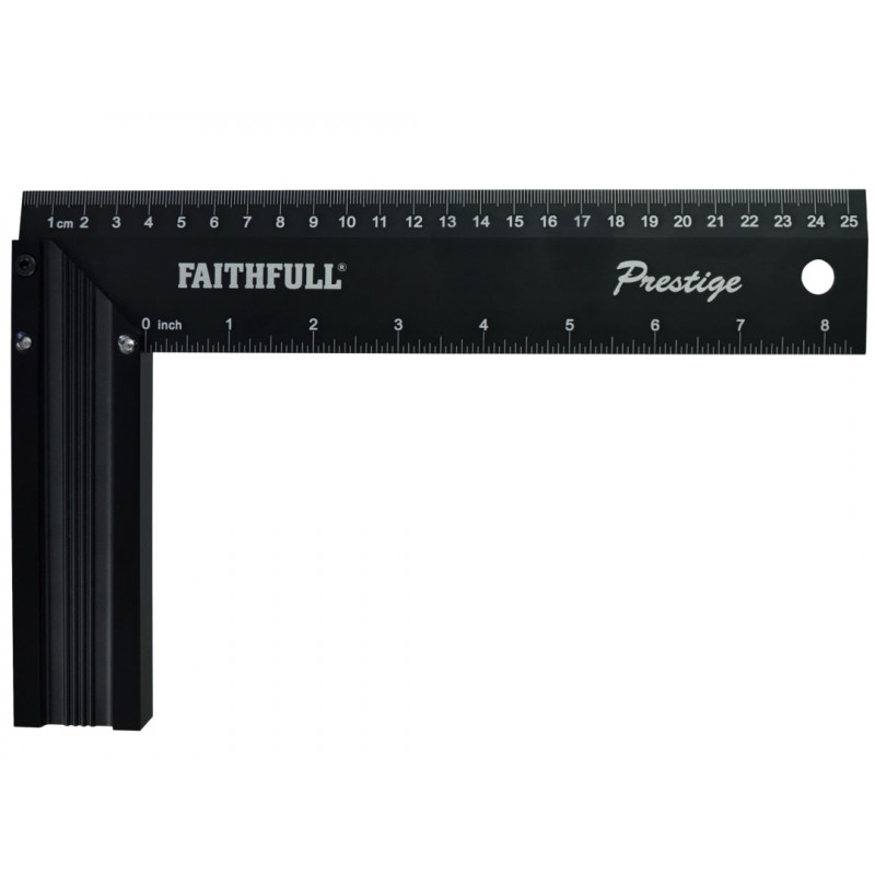 Prestige Try Square Black Aluminium 250mm (10in) Prestige Try Square Black Aluminium 250mm (10in)