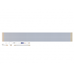 Fibreglass Cable Rod Set 15pc 10 x 1000mm