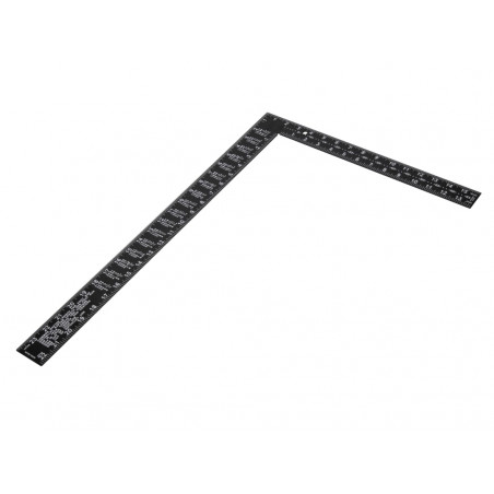 Black Steel Roofing Square  400 x 600mm (16 x 24in)