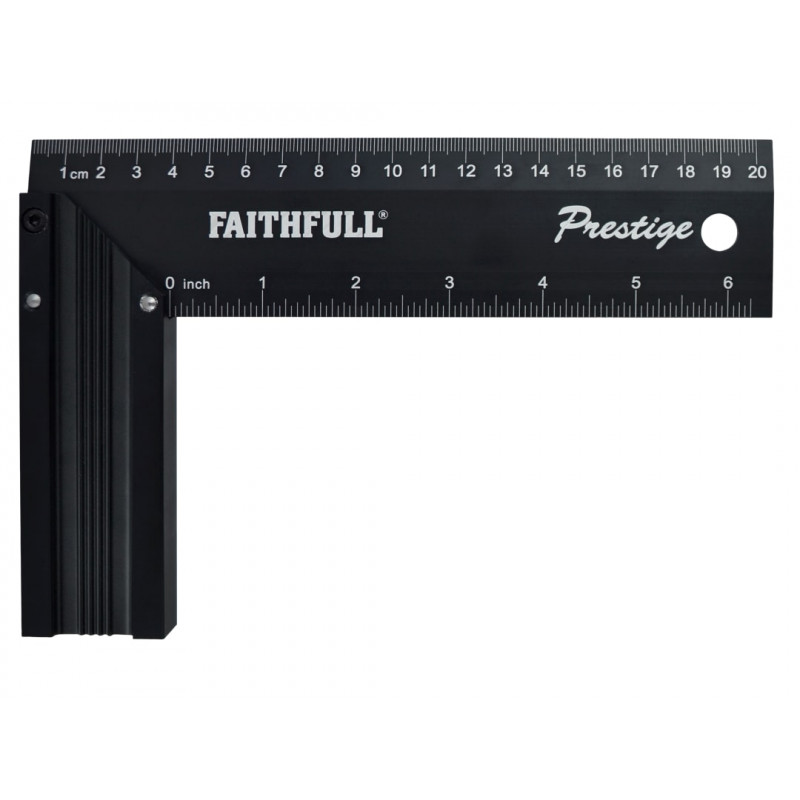 Prestige Try Square Black Aluminium 200mm (8in) Prestige Try Square Black Aluminium 200mm (8in)