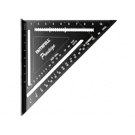 Prestige Quick Square Black Aluminium 300mm (12in)