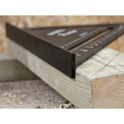 Prestige Quick Square Black Aluminium 300mm (12in)