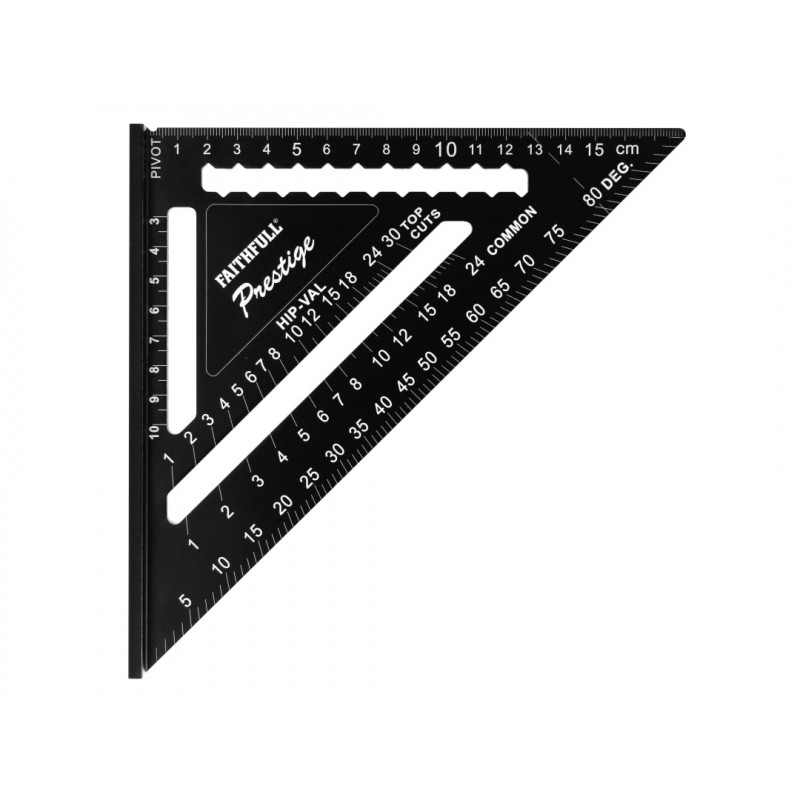 Prestige Quick Roofing Square Black Aluminium 180mm (Metric) Prestige Quick Roofing Square Black Aluminium 180mm (Metric)