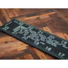 Black Steel Roofing Square  400 x 600mm (16 x 24in)