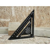Prestige Quick Square Black Aluminium 178mm (7in)