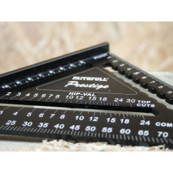 Prestige Quick Square Black Aluminium 178mm (7in)