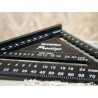 Prestige Quick Square Black Aluminium 178mm (7in)