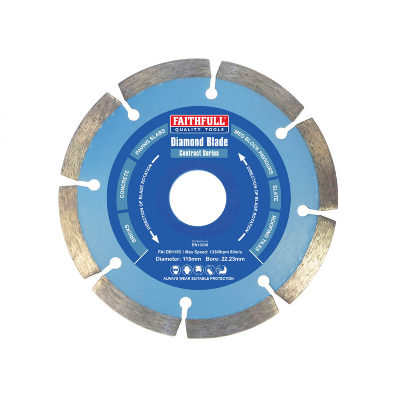 Contract Diamond Blade 115 x 22.2mm Contract Diamond Blade 115 x 22.2mm