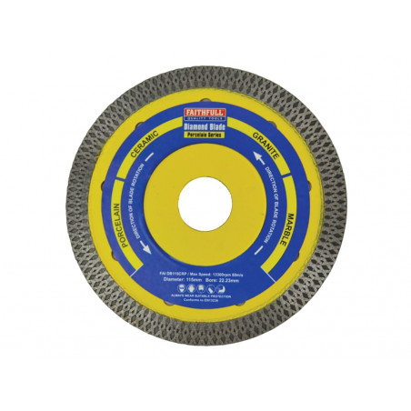 Porcelain Diamond Blade 115 x 22.23mm