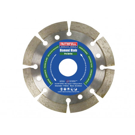 Professional Diamond Blade 115 x 22mm