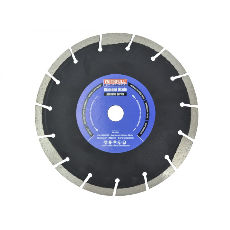 Abrasive Diamond Blade 230 x 22.23mm Abrasive Diamond Blade 230 x 22.23mm
